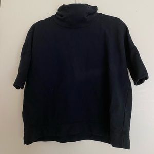 James perse short sleeve turtleneck sweatshirt